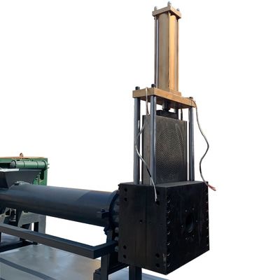 가소적 압출 성형 용해 필터를 위한 단일 플레이트 수력 스크린 체인저